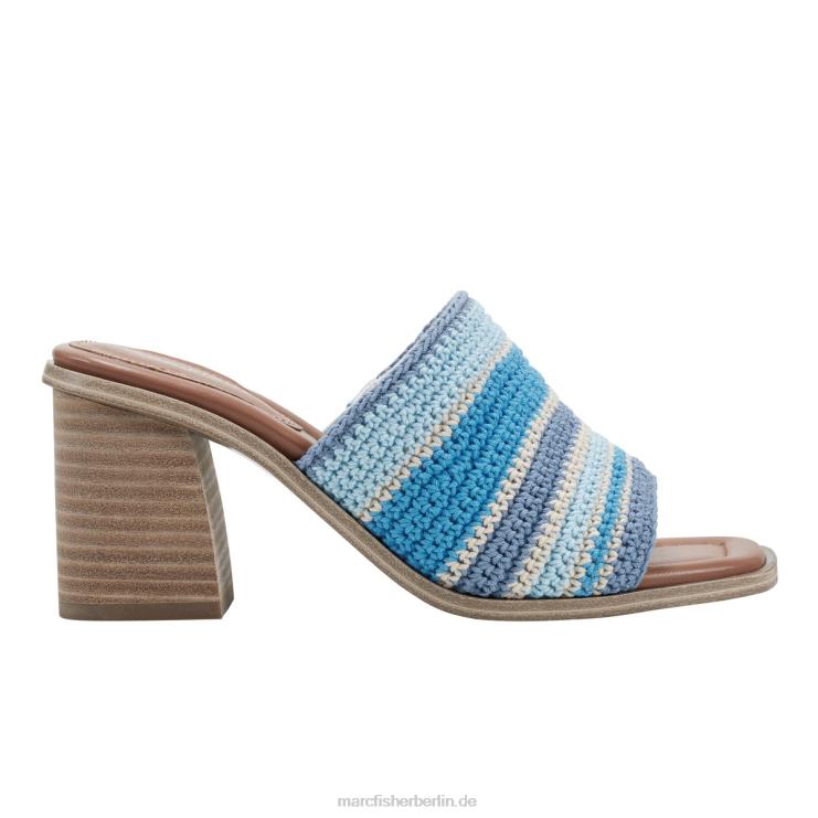 de Marc Fisher Frauen Sandale mit Blockabsatz von Marnett Mittelblau 868L8490