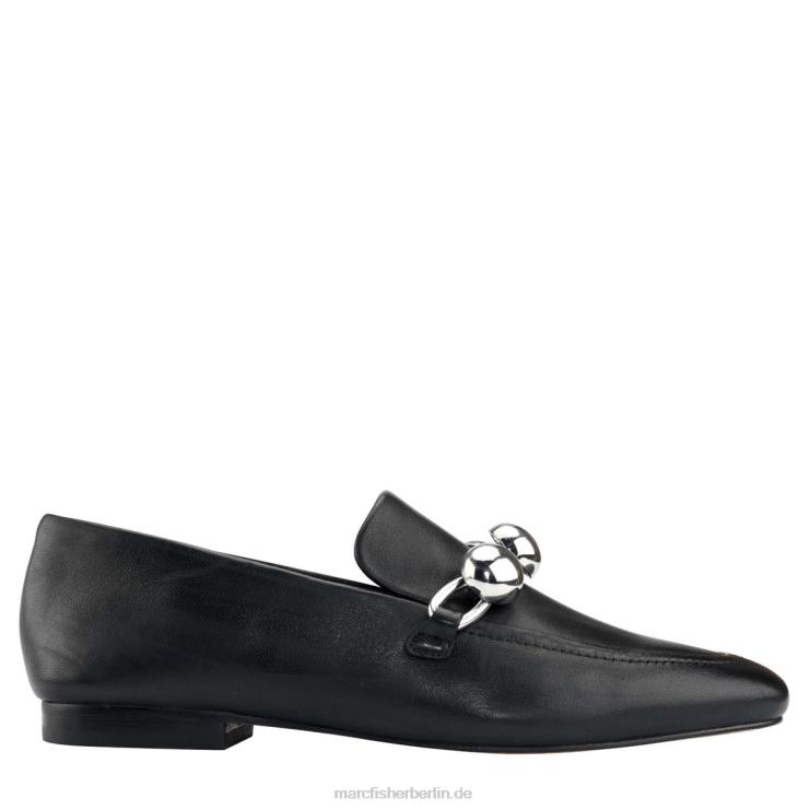 de Marc Fisher Frauen Elena Loafer schwarzes Leder 868L8436