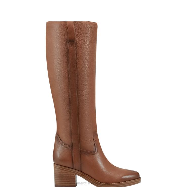 de Marc Fisher Frauen Hydria-Stiefel mit Blockabsatz natürlich 868L8137