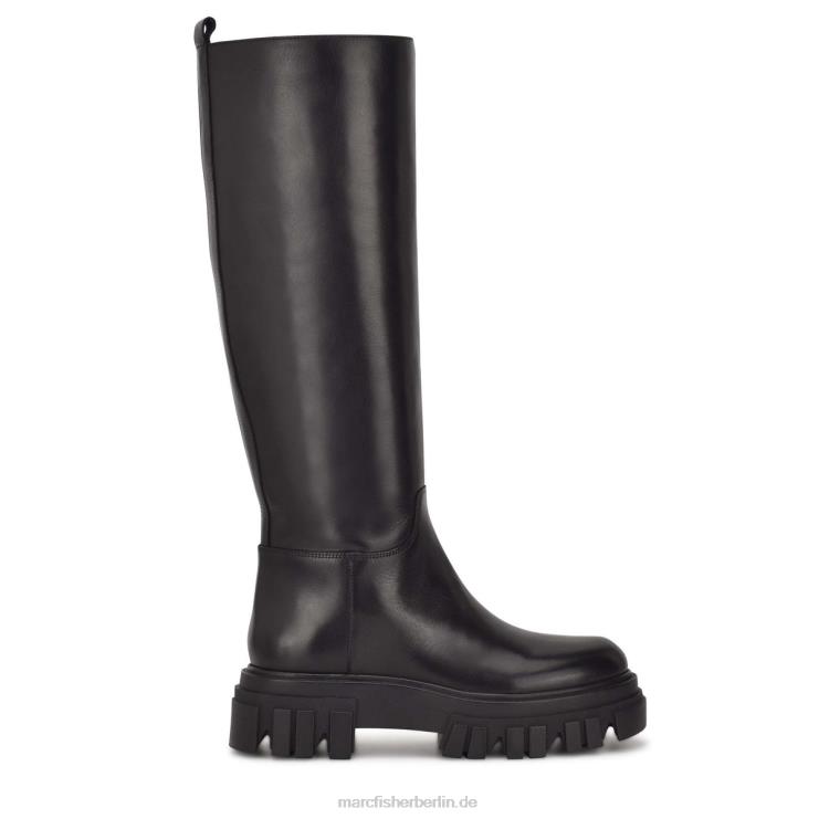 de Marc Fisher Frauen Malena-Stiefel schwarzes Leder 868L8145