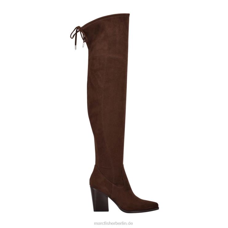 de Marc Fisher Frauen Okun Overknee-Stiefel braunes Wildleder 868L8170