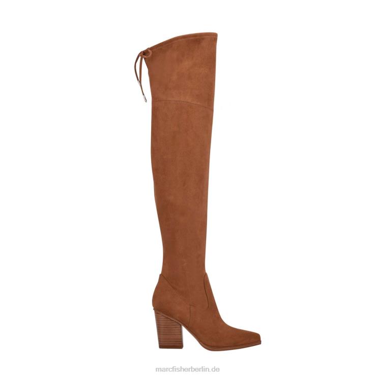 de Marc Fisher Frauen Okun Overknee-Stiefel mittleres natürliches Wildleder 868L8155