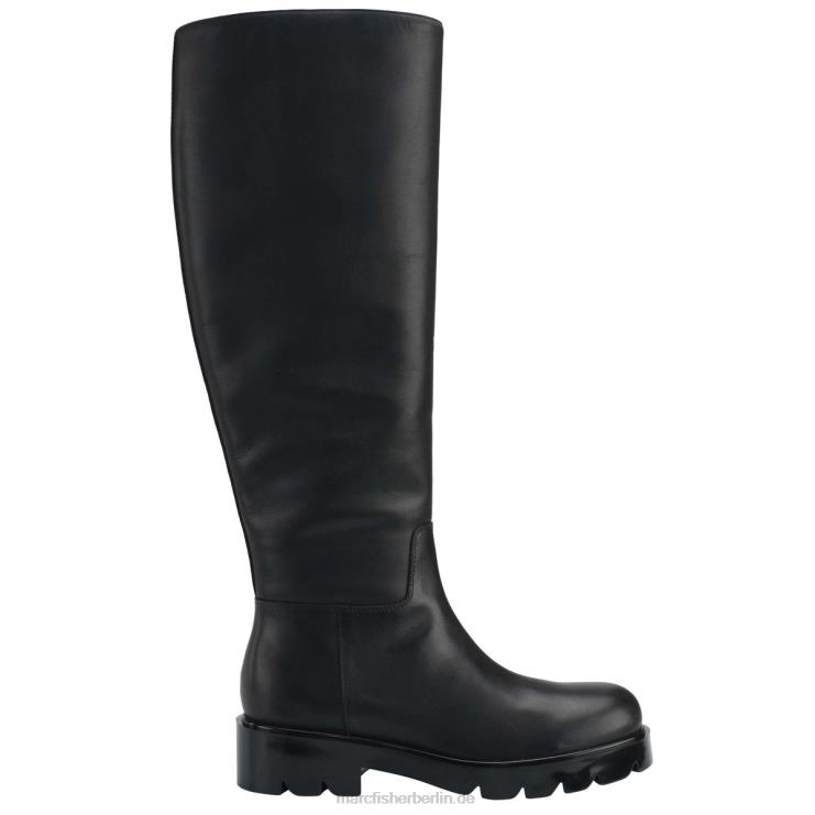 de Marc Fisher Frauen Phidias Lugsole-Stiefel schwarzes Leder 868L8157