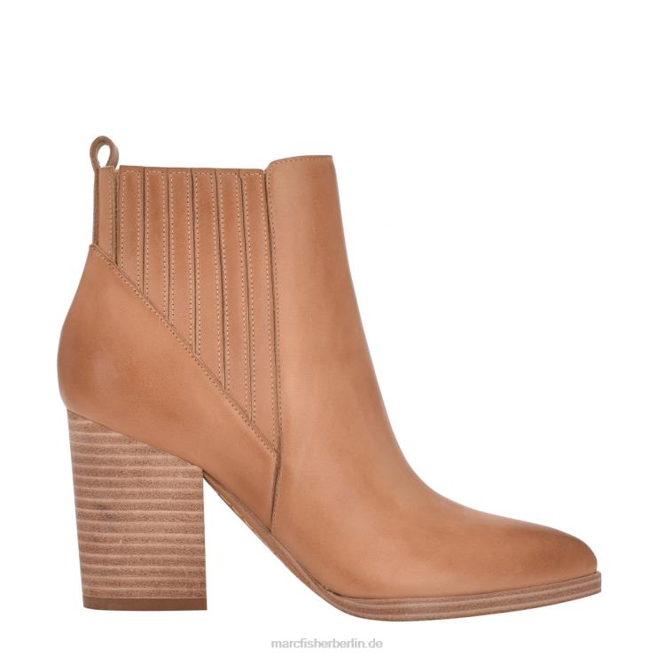 de Marc Fisher Frauen Alva-Stiefel mit spitzer Zehenpartie mittleres Naturleder 868L8124