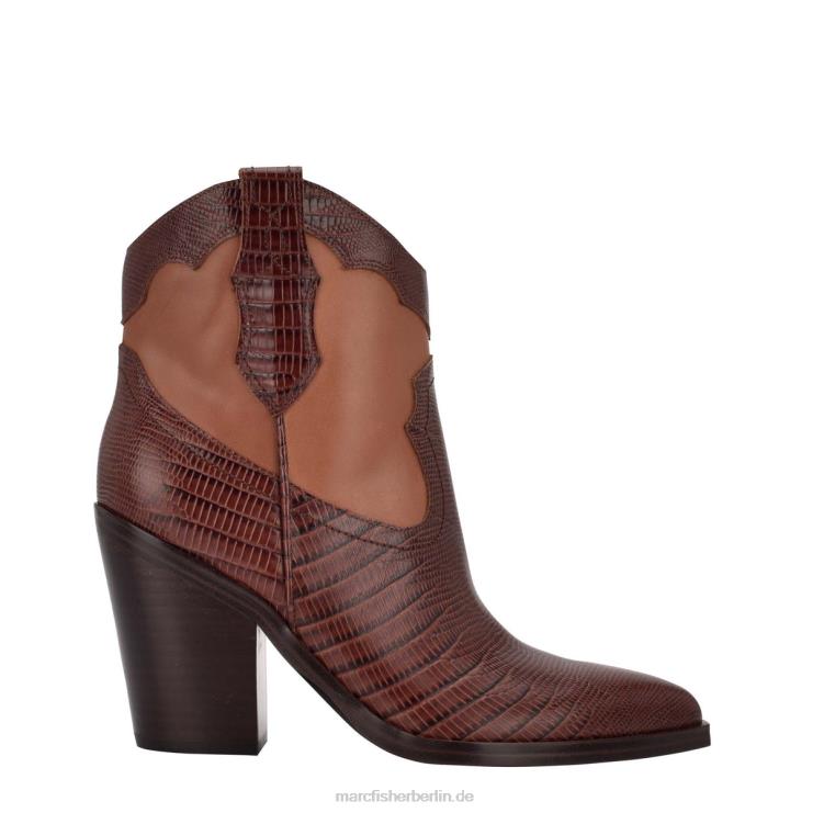 de Marc Fisher Frauen Gona Western Bootie dunkelbraunes Leder 868L8114