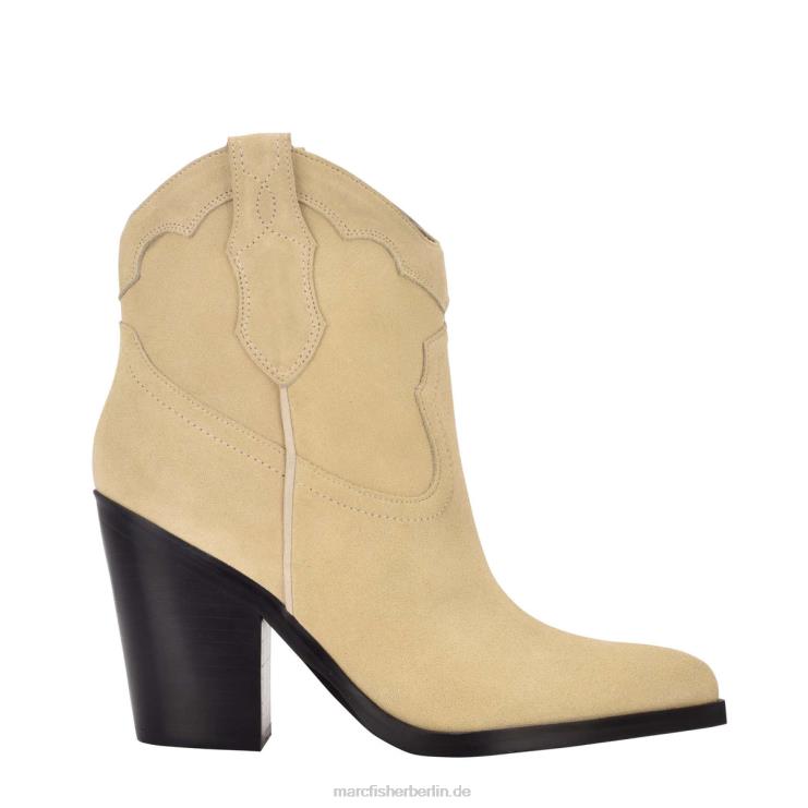 de Marc Fisher Frauen Gona Western Bootie leichtes natürliches Wildleder 868L8106