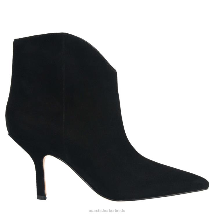 de Marc Fisher Frauen Haylian spitze Zehenstiefel schwarzes Wildleder 868L869
