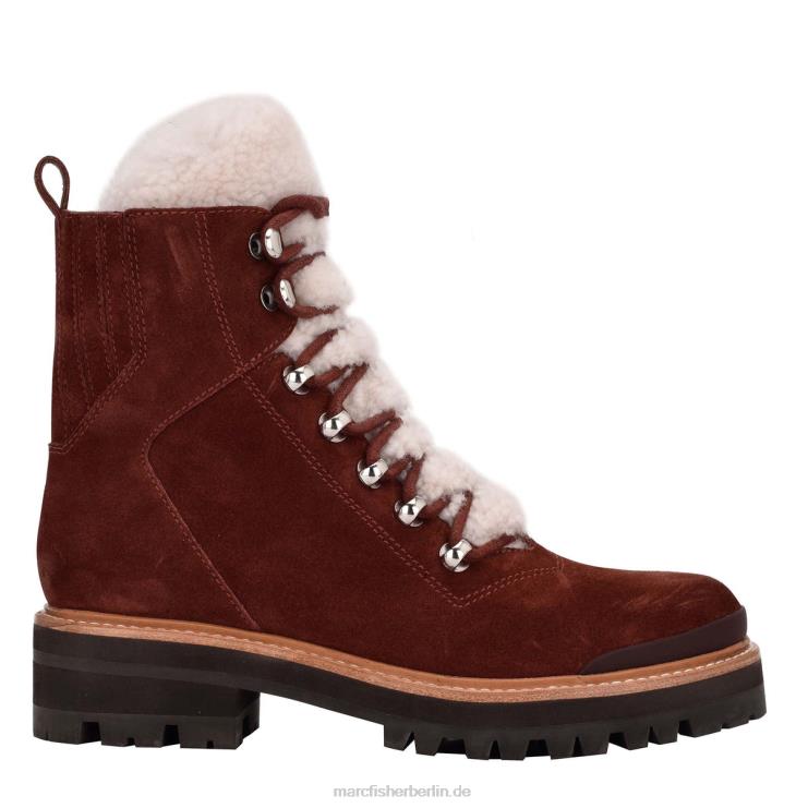 de Marc Fisher Frauen Izzie Lugsole-Stiefelette dunkelrotes Wildleder 868L8150