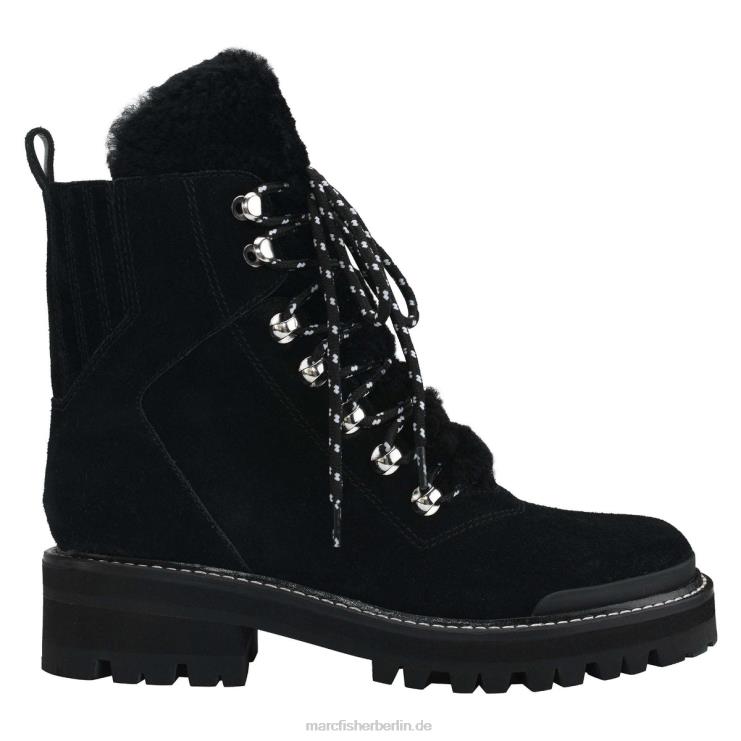 de Marc Fisher Frauen Izzie Lugsole-Stiefelette schwarzes Wildleder 868L8151