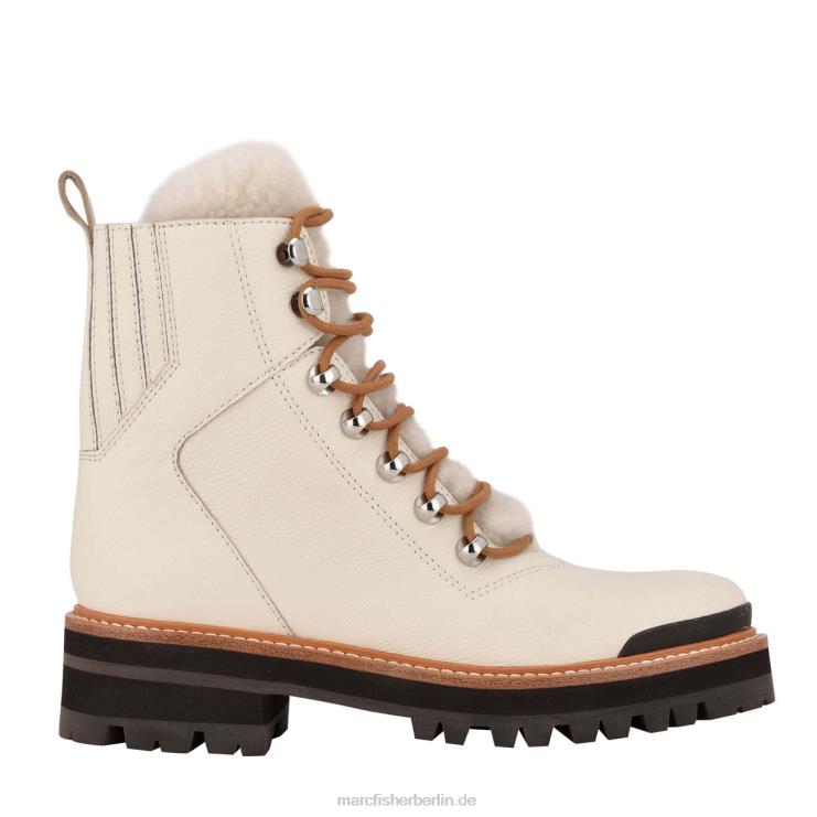 de Marc Fisher Frauen Izzie Lugsole-Stiefelette weißes Leder 868L8187