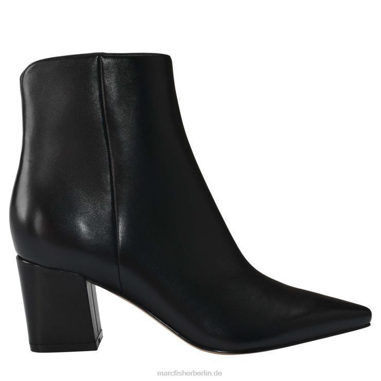 de Marc Fisher Frauen Jina-Stiefel mit Absatz schwarzes Leder 868L891