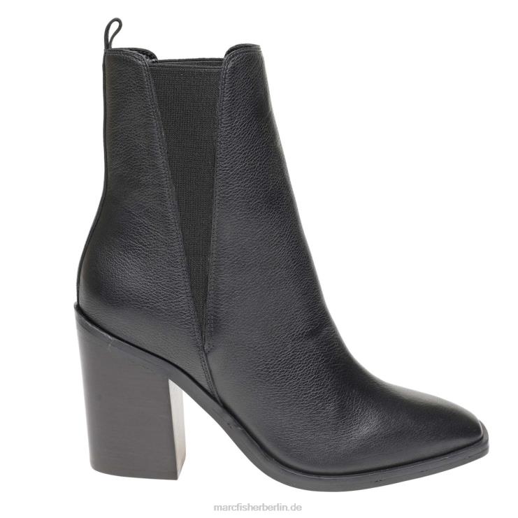 de Marc Fisher Frauen Kristie-Stiefel mit Absatz schwarzes Leder 868L840