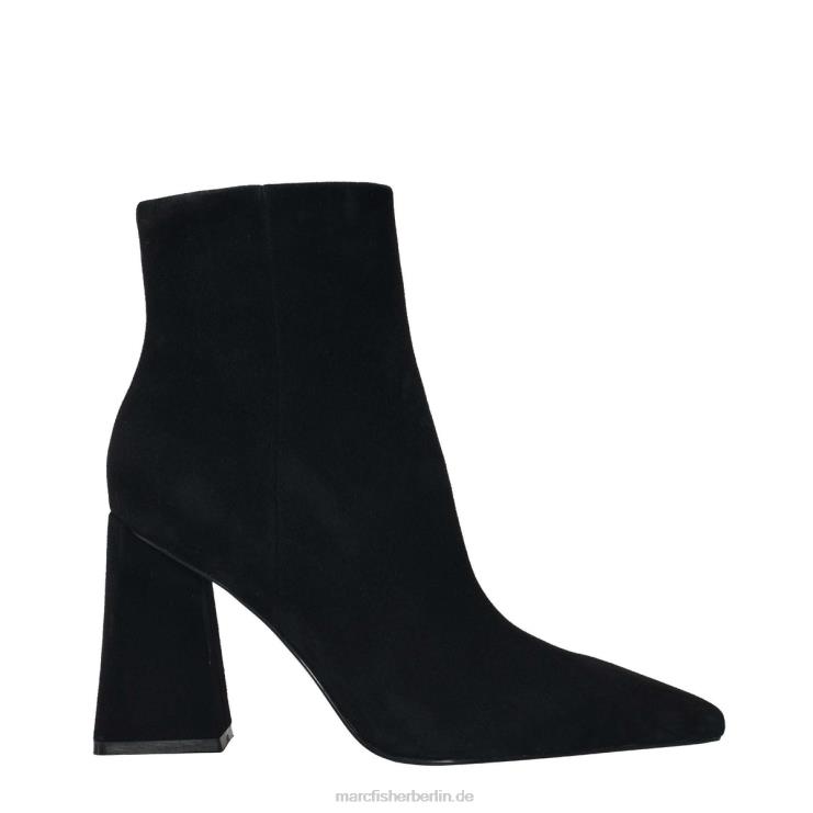 de Marc Fisher Frauen Kulika-Stiefel mit Absatz schwarzes Wildleder 868L89