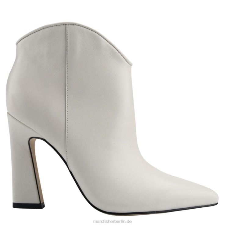 de Marc Fisher Frauen Masina-Stiefeletten schickes cremefarbenes Leder 868L889