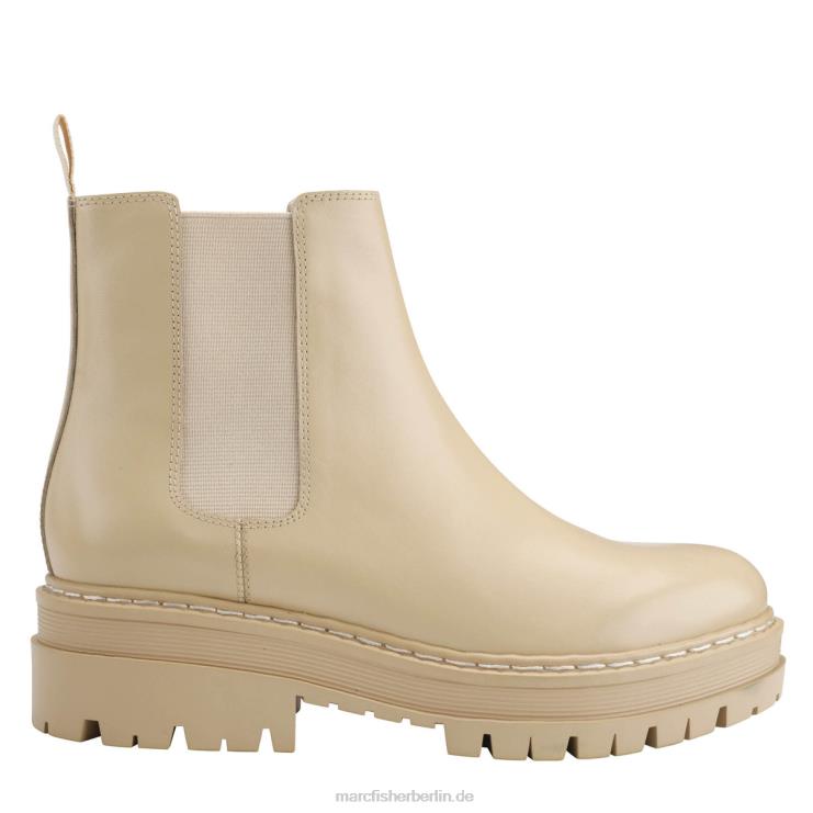 de Marc Fisher Frauen Pirro Chelsea Lugsole Stiefeletten helles Naturleder 868L826