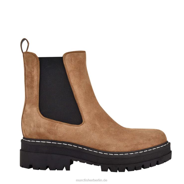 de Marc Fisher Frauen Privi-Stiefeletten mit Profilsohle braunes Wildleder 868L815