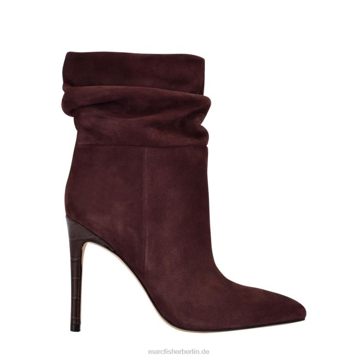 de Marc Fisher Frauen Rayya-Kleid-Bootie dunkles weinrotes Wildleder 868L818