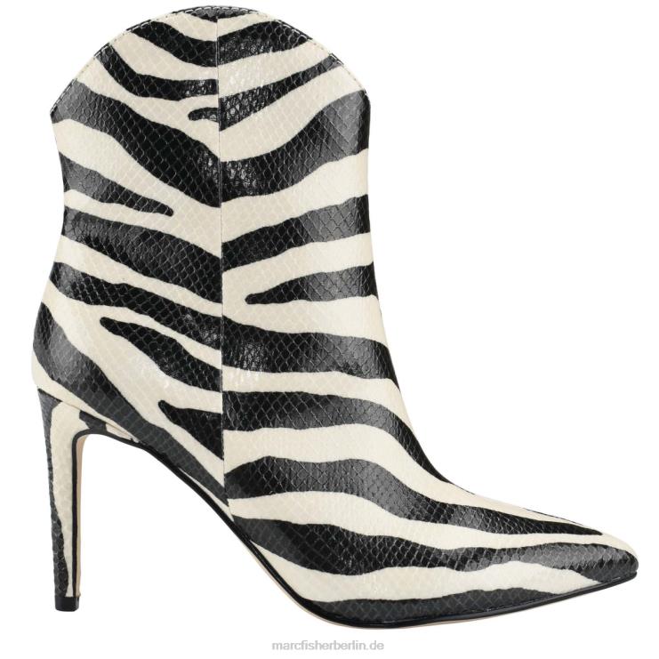 de Marc Fisher Frauen Revati-Stiefel mit Absatz Zebraschlange 868L883