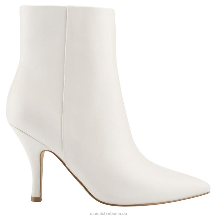 de Marc Fisher Frauen Stiefel mit Fergus-Absatz schickes cremefarbenes Leder 868L888