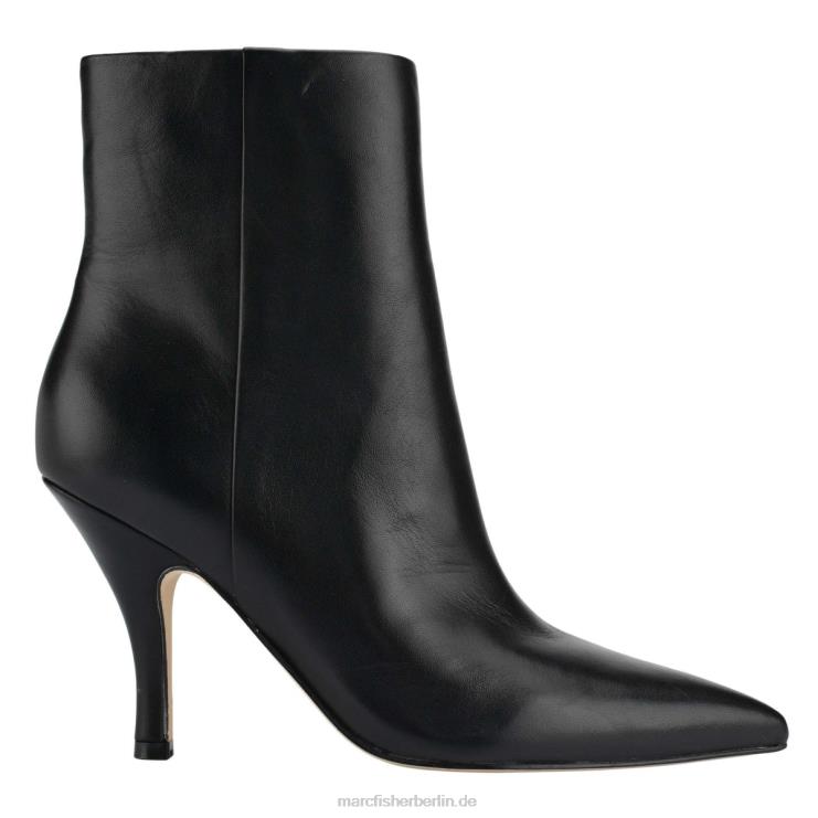 de Marc Fisher Frauen Stiefel mit Fergus-Absatz schwarzes Leder 868L894