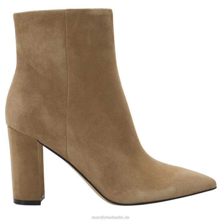 de Marc Fisher Frauen Ulani-Stiefel mit Absatz cognacfarbenes Wildleder 868L86