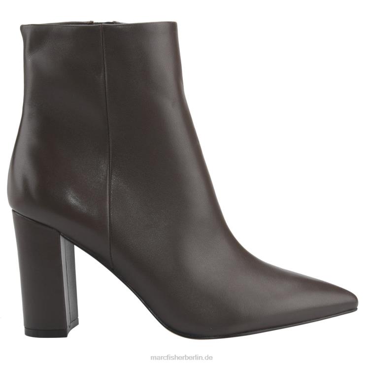 de Marc Fisher Frauen Ulani-Stiefel mit Absatz dunkelbraunes Leder 868L8130