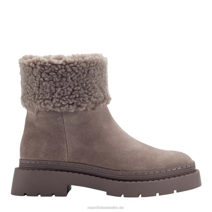 de Marc Fisher Frauen Vina Lugsole Bootie Taupefarbenes Wildleder 868L855