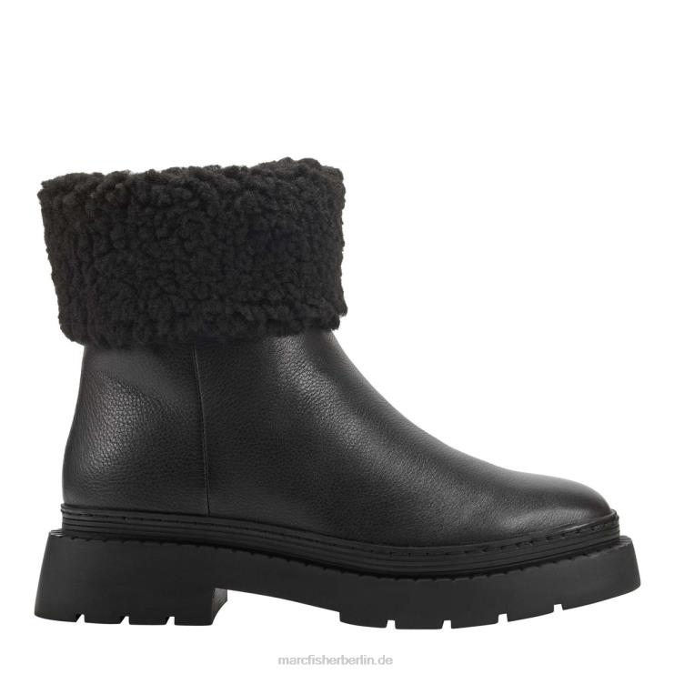de Marc Fisher Frauen Vina Lugsole Bootie schwarzes Leder 868L846