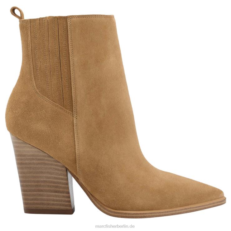 de Marc Fisher Frauen Westernstiefelette mit Mariel-Absatz mittleres natürliches Wildleder 868L879