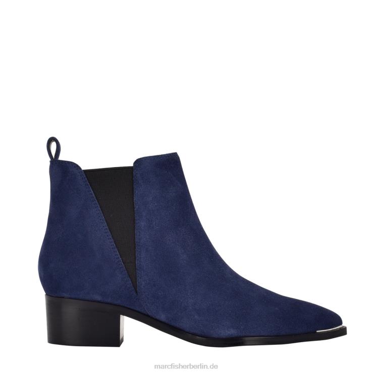 de Marc Fisher Frauen Yale Chelsea Bootie mit spitzer Zehenpartie Indigo-Wildleder 868L8122