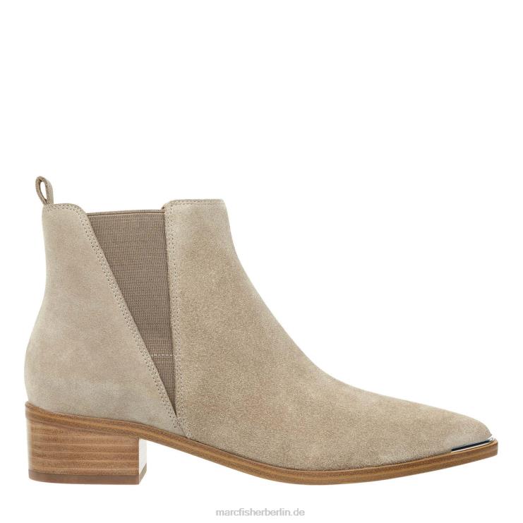 de Marc Fisher Frauen Yale Chelsea Bootie mit spitzer Zehenpartie Taupefarbenes Wildleder 868L843