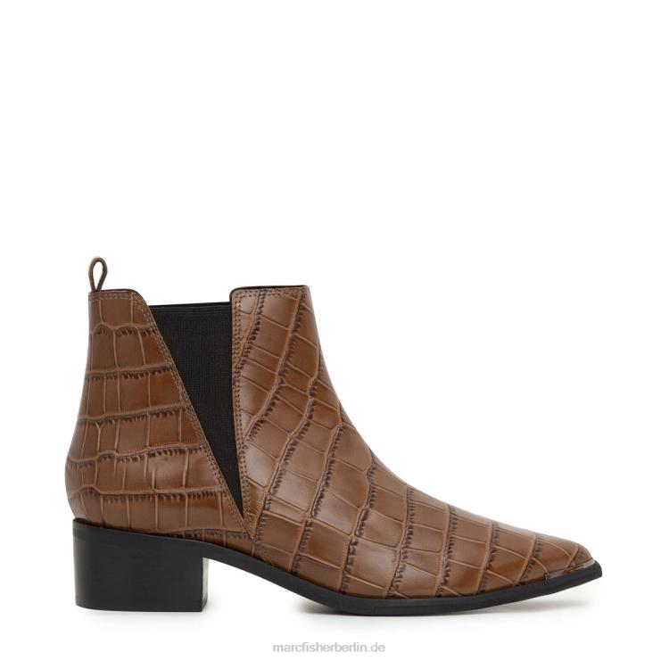 de Marc Fisher Frauen Yale Chelsea Bootie mit spitzer Zehenpartie braunes Kroko 868L822