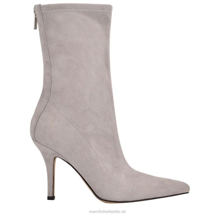 de Marc Fisher Frauen luftige Stiefeletten mit Absatz hellgraues Wildleder 868L860