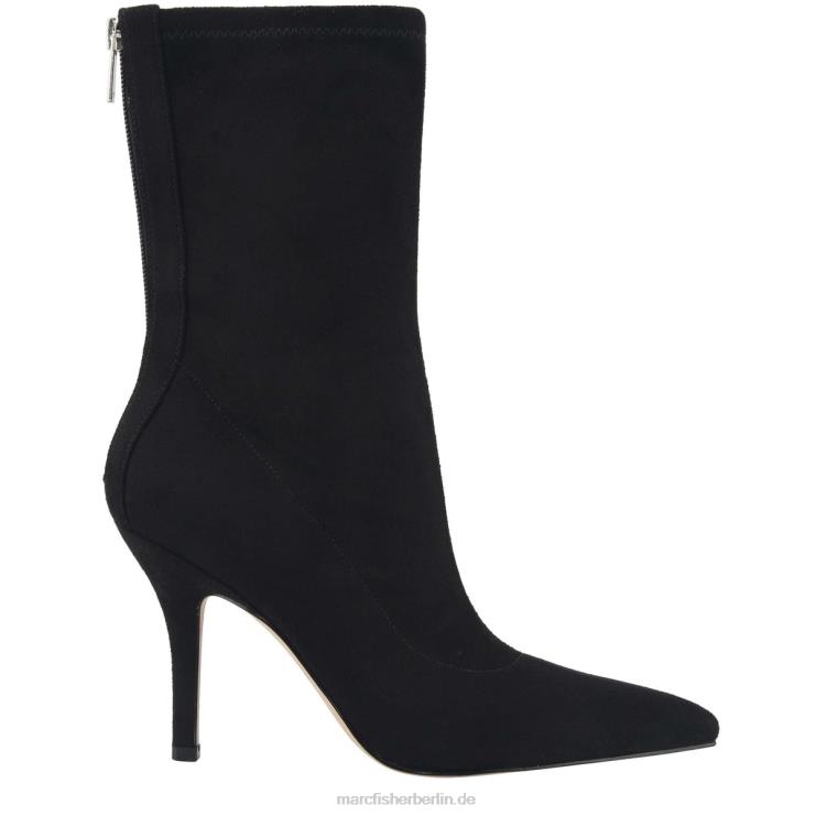 de Marc Fisher Frauen luftige Stiefeletten mit Absatz schwarzes Wildleder 868L844