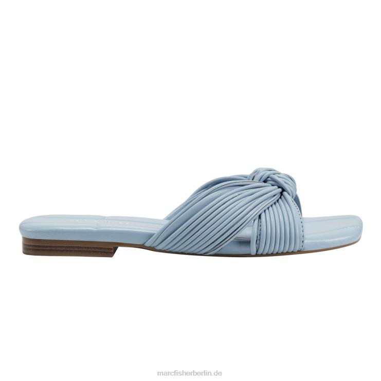 de Marc Fisher Frauen Flache Laury-Sandale hellblau 868L8312