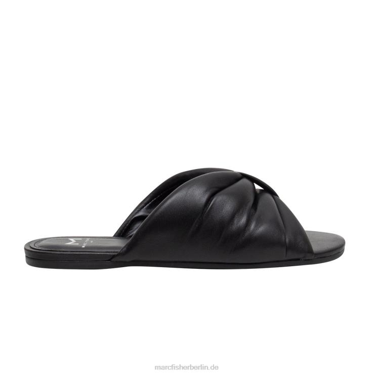 de Marc Fisher Frauen Olita flache Slide-Sandale Schwarz 868L8279