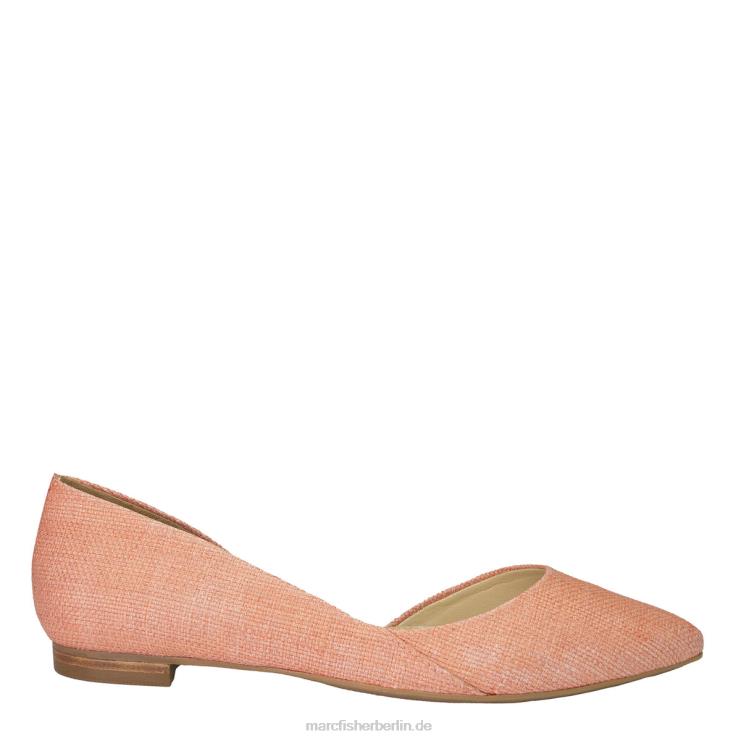 de Marc Fisher Frauen Sunny Woven D'Orsay Flat Rosa 868L8319