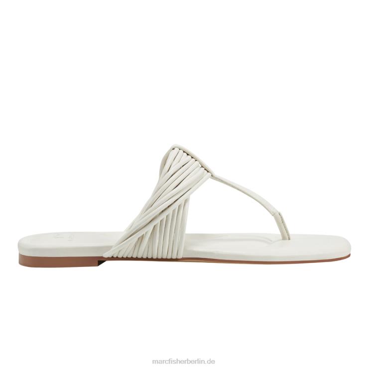 de Marc Fisher Frauen Tanya flache Sandale Elfenbein 868L8290