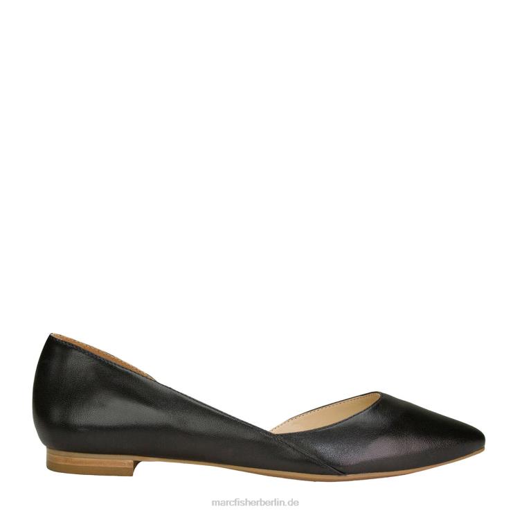 de Marc Fisher Frauen sonnige D'Orsay-Wohnung schwarzes Leder 868L8282