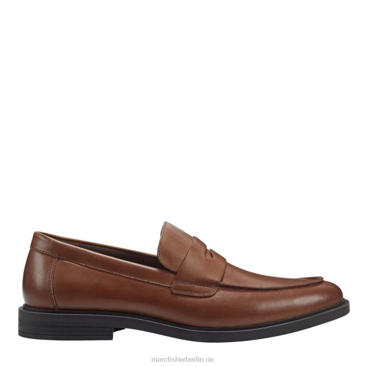 de Marc Fisher Männer Damitri Kleid-Loafer braunes Leder 868L8734
