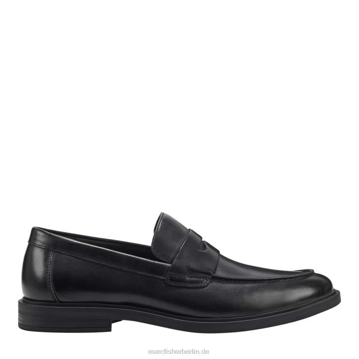 de Marc Fisher Männer Damitri Kleid-Loafer schwarzes Leder 868L8733