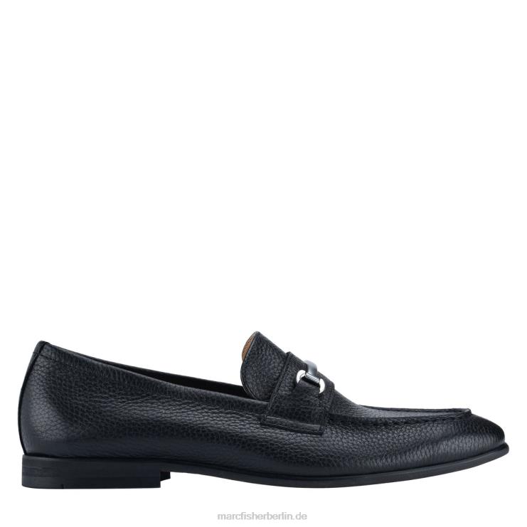 de Marc Fisher Männer Frank Loafer schwarzes Leder 868L8715