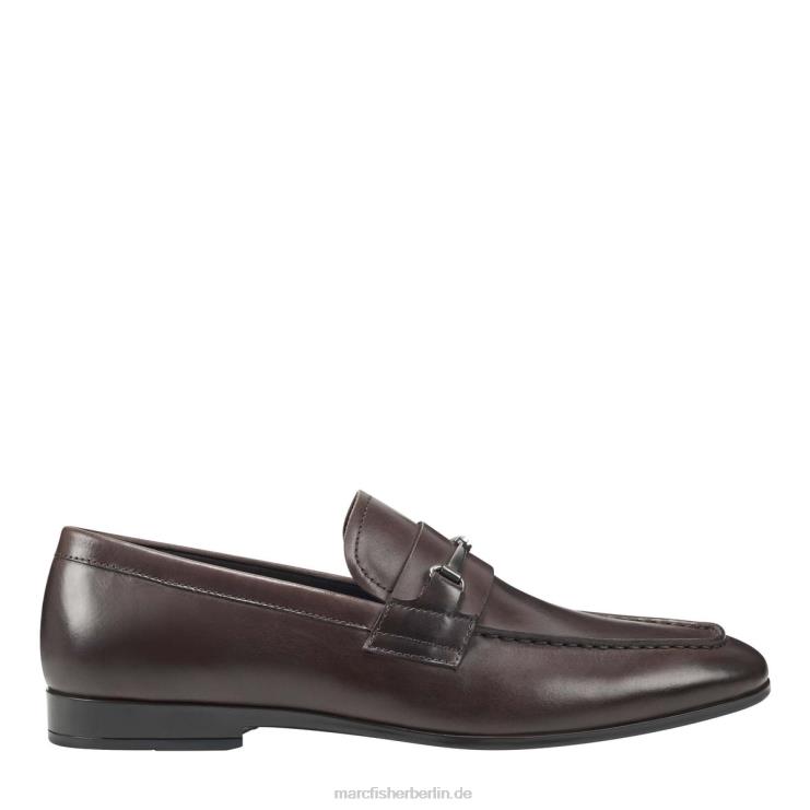 de Marc Fisher Männer Norris Dress Loafer dunkelbraunes Leder 868L8731
