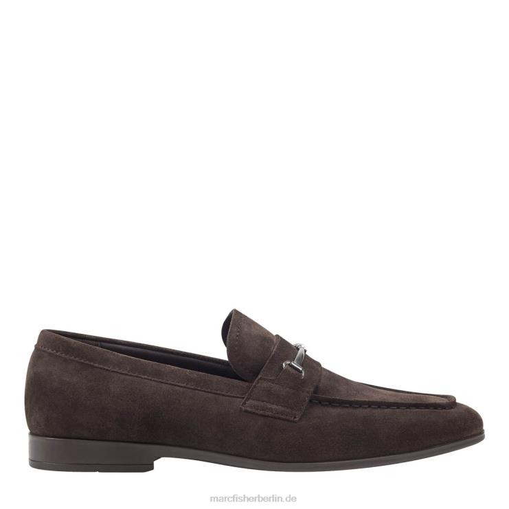 de Marc Fisher Männer Norris Dress Loafer dunkelbraunes Wildleder 868L8724