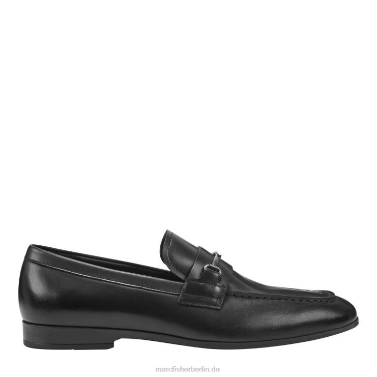 de Marc Fisher Männer Norris Dress Loafer schwarzes Leder 868L8726