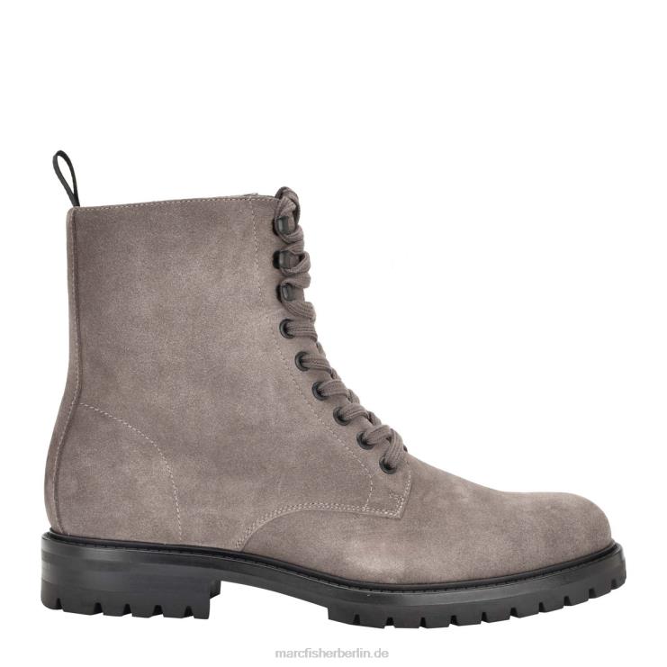 de Marc Fisher Männer David Schnürstiefel dunkelgraues Wildleder 868L8708