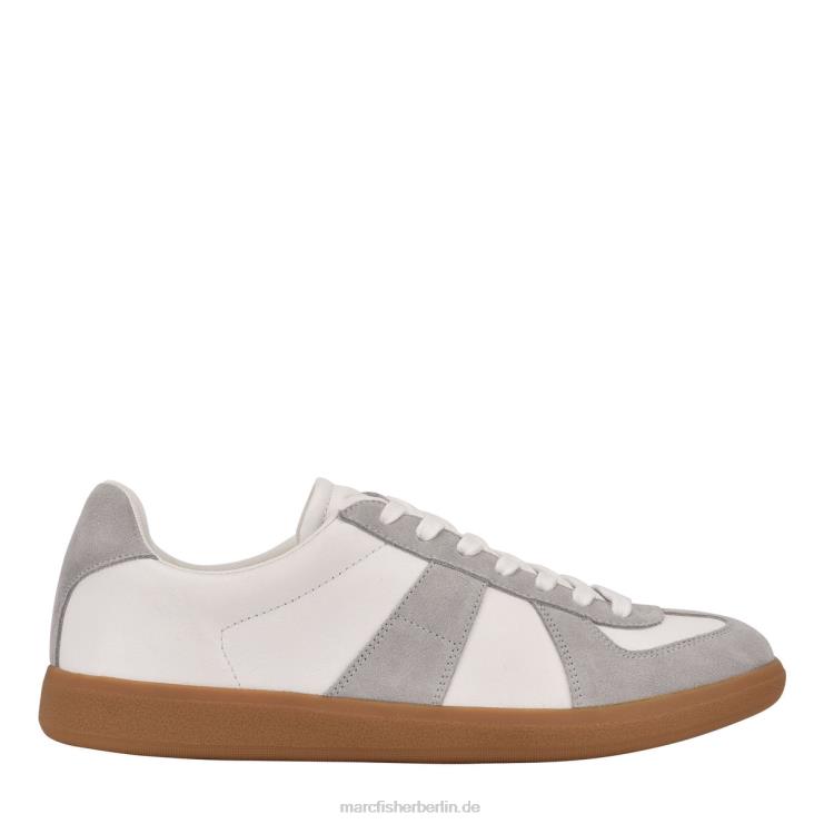 de Marc Fisher Männer Ton-Sneaker weißes Wildleder 868L8737